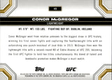 2024 Conor McGregor Topps Chrome BLUE REFRACTOR 022/150 #49 Lightweight