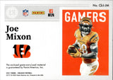 2021 Joe Mixon Panini Encased GAMERS JUMBO PATCH 01/10 RELIC #GJ-JM Cincinnati Bengals