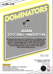 2022-23 Juan Toscano-Anderson Donruss Optic GOLD DOMINATORS AUTO 06/10 AUTOGRAPH #DS-JTA Los Angeles Lakers