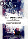 2026 Ryan Kalkbrenner Topps Motif ROOKIE BLUE FOIL PICK & POP AUTO 05/39 AUTOGRAPH #PPA-RK Charlotte Hornets