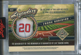2025 Frank Robinson Leaf Seasons In The Sun A LEGENDARY SEASON SILVER SPARKLE QUAD JERSEY 5/7 RELIC #ALS-8 Cincinnati Reds HOF