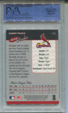 2001 Albert Pujols Donruss BRONZE BASEBALL'S BEST BRONZE RATED ROOKIE RC PSA 9 #156 St. Louis Cardinals 1119