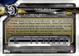 2018 Pedro Avila Bowman Chrome 1ST BOWMAN PURPLE REFRACTOR 237/250 #BCP-40 San Diego Padres