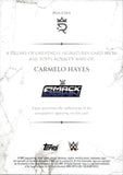 2025 Carmelo Hayes Topps Royalty WWE GOLD PILLARS OF GREATNESS AUTO 29/99 AUTOGRAPH #PGS-CHA Friday Night Smackdown