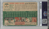 1954 Ted Williams Topps PSA 1 #1 Boston Red Sox HOF 6830