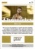 2023 Wes Lee Panini Chronicles WWE HOLO SILVER 01/25 #71 NXT