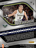 2025 Paige Bueckers Panini Prizm WNBA ROOKIE WHITE SEISMIC PRIZM #5 Dallas Wings 1