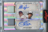 2025 Nolan Ryan Jim Palmer Leaf Spectacular DUAL JERSEY AUTO 11/15 AUTOGRAPH RELIC #DM-1 Angels Orioles HOF