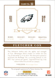 2012 Fletcher Cox Panini Prime Signatures ROOKIE AUTO 010/199 AUTOGRAPH #193 Philadelphia Eagles