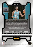 2023-24 Brandon Miller Panini Prizm RED WHITE BLUE ROOKIE RC #152 Charlotte Hornets