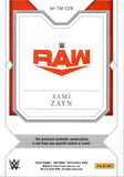 2024 Sami Zayn Relic Panini National Treasures WWE Time Line Materials 14/99 #TM-SZN Monday Night Raw