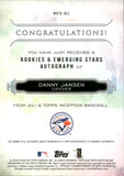 2019 Danny Jansen Topps Inception ROOKIES AND EMERGING STARS MAGENTA ROOKIE AUTO 83/99 AUTOGRAPH RC #RES-DJ Toronto Blue Jays