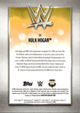 2026 Hulk Hogan Topps Chrome WWE Sapphire Edition YELLOW REFRACTOR 60/75 #25 WWE HOF