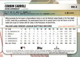 2024 Corbin Carroll Topps Big League WRAPPER REDEMPTION RAINBOW FOIL 177/199 #WR-4 Arizona Diamondbacks