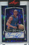 2025 Chauncey Billups Leaf Sports Heroes PURPLE CRACKED ICE AUTO 15/15 AUTOGRAPH #BA-CB2 Detroit Pistons