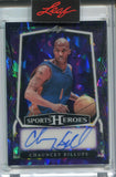 2025 Chauncey Billups Leaf Sports Heroes PURPLE CRACKED ICE AUTO 15/15 AUTOGRAPH #BA-CB2 Detroit Pistons