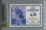 2021 Cooper Kupp Panini Absolute TOOLS OF THE TRADE TRIPLE JERSEY AUTO 45/49 AUTOGRAPH RELIC BGS 9/10 #10 Los Angeles Rams 4339