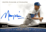 2023 Maury Wills Topps Tier One CROWD-PLEASER AUTO 181/299 AUTOGRAPH #CPA-MW Los Angeles Dodgers
