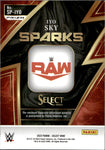 2023 Iyo Sky Panini Select WWE HOLO SILVER SPARKS SHIRT RELIC #SP-IYO Monday Night Raw