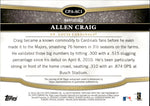2012 Allen Craig Topps Tier One CROWD PLEASER AUTO 045/299 AUTOGRAPH #CP-AC1 St. Louis Cardinals