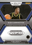 2024 Bub Carrington Panini Prizm Draft Picks PURPLE CRACKED ICE ROOKIE AUTO 39/99 #DPA-CCG Washington Wizards