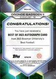 2023 Oronde Gadsden II Bowman University Best of 2023 ROOKIE AUTO AUTOGRAPH #BOA-OG Syracuse Orange