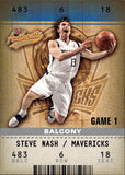 2002-03 Steve Nash Fleer Authentix BALCONY 074/250 #52 Dallas Mavericks HOF