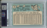 1965 Hank Aaron Topps PSA 3 #170 Milwaukee Braves HOF 4444