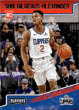 2018-19 Shai Gilgeous-Alexander Panini Chronicles PLAYOFF ROOKIE RC #195 Los Angeles Clippers 1