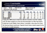 2009 James Laurinaitis Topps Chrome ROOKIE AUTO St. Louis Rams #TC205