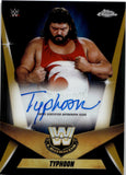 2025 Typhoon Topps Chrome LEGENDARY GOLD REFRACTOR AUTO 2/50 #LCA-TY