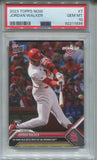 2023 Jordan Walker Topps Now OPENING DAY ROOKIE RC PSA 10 #7 St. Louis Cardinals 1934