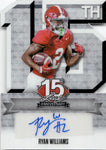 2025 Ryan Williams Leaf 15th Anniversary SILVER PRIZMATIC AUTO 1/1 AUTOGRAPH #CA-RW1 Alabama Crimson Tide
