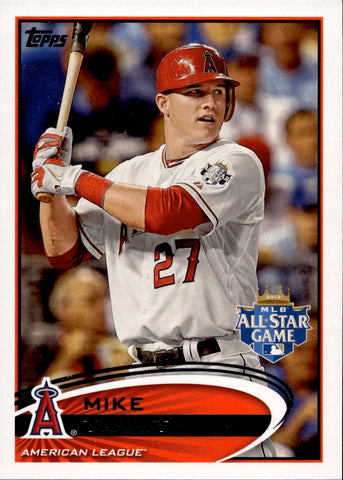 2012 Mike Trout Topps Update ALL-STAR #US144 Anaheim Angels