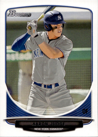 2013 Aaron Judge Bowman ROOKIE RC #BDPP19 New York Yankees 8