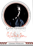 2022 Gemma Whelan as Yara Greyjoy Rittenhouse Game of Thrones Volume 2 RED INK AUTO AUTOGRAPH #_GEWH 2