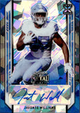 2021 Javonte Williams Leaf Metal Draft ROOKIE BLUE CRACKED ICE AUTO 08/25 AUTOGRAPH #BA-JW2 Denver Broncos