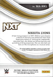2023 Nikkita Lyons Panini Immaculate WWE SHIRT AUTO 28/99 AUTOGRAPH RELIC #MA-NKL NXT