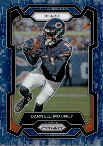 2023 Darnell Mooney Panini Prizm BLUE PRIZM 19/25 #50 Chicago Bears
