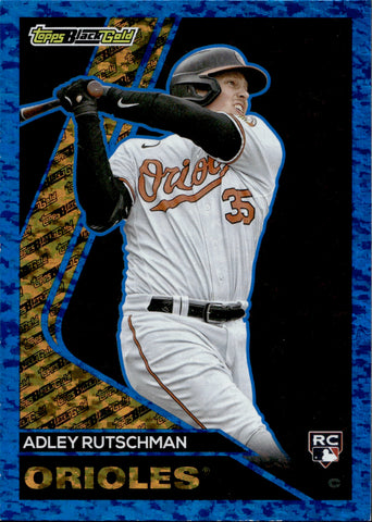 2023 Adley Rutschman Topps Update Series BLUE BLACK GOLD ROOKIE RC #BG-1 Baltimore Orioles