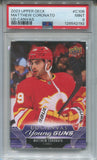 2023-24 Matthew Coronato Upper Deck Series 1 CANVAS YOUNG GUNS ROOKIE RC PSA 9 #C106 Calgary Flames 2192