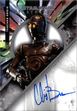 2023 Chris Bartlett as Teacher Droid Topps Star Wars Masterwork AUTO AUTOGRAPH #MWA-CB 2