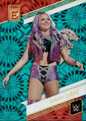 2023 Candice LeRae Donruss Elite TEAL 04/25 #44 Monday Night Raw