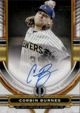 2023 Corbin Burnes Topps Tribute GOLD AUTO 35/75 AUTOGRAPH #TA-CB Milwaukee Brewers