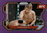 2021 Stipe Miocic Panini Prizm UFC PURPLE 116/149 #177 Heavyweight