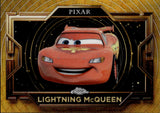 2025 Lightning McQueen Topps Disney Pixar Gold GOLD WAVE ETCH REFRACTOR 33/75 #36 Cars