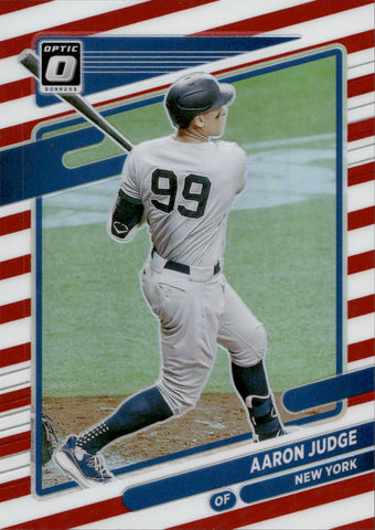 2021 Aaron Judge Donruss Optic FREEDOM 20/45 #184 New York Yankees