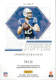 2019 Andrew Luck Panini Majestic SHOW STOPPERS PATCH 24/25 RELIC #SM-9 Indianapolis Colts