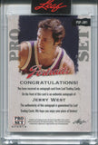 2022 Jerry West Leaf Pro Set PORTRAITS AUTO AUTOGRAPH #PSP-JW1 Los Angeles Lakers HOF