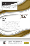 2023 Lola Vice Panini Immaculate Collection WWE RED FOIL ROOKIE 03/35 RC #97 NXT